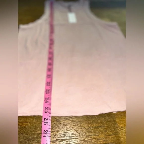 UNSUBSCRIBED Blush Crochet Lace-Trimmed Tank Top Basic Feminine Balletcore - Picture 7 of 8